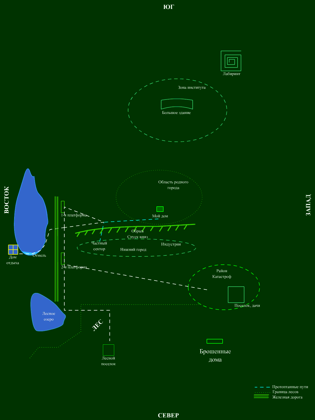 Map by Andrey Kuralekh, NE part